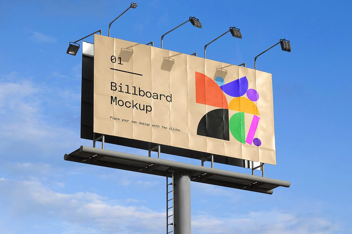Billboard Poster Street Mockup, an Advertising Mockup by Asylab (Photo 1 of 5)