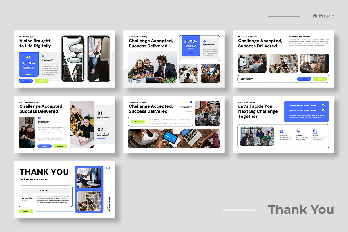 Business Challenge Powerpoint, a Presentation Template by fluffstudio (Photo 4 of 4)