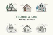 Cabin Vector Illustrations, an Illustration by the cabin supply co (Thumbnail 2 of 3)