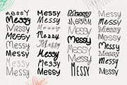 Messy Font Bundle - 30 Human Fonts, a Handwritten Font by HipFonts (Thumbnail 3 of 12)