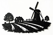 Dutch Windmill Field Set, an Illustration by BIPLOB EXPERT (Thumbnail 10 of 10)