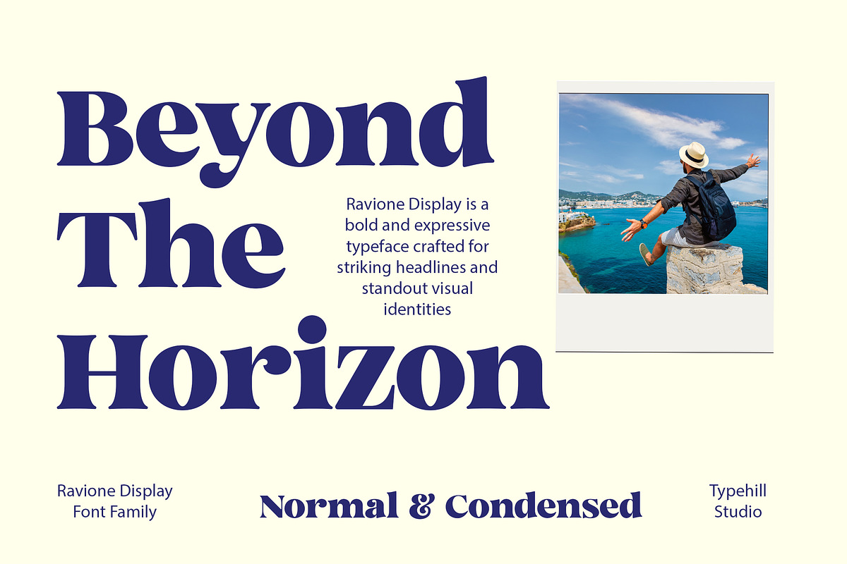 Ravione Display, a Serif Font by Typehill (Photo 2 of 11)