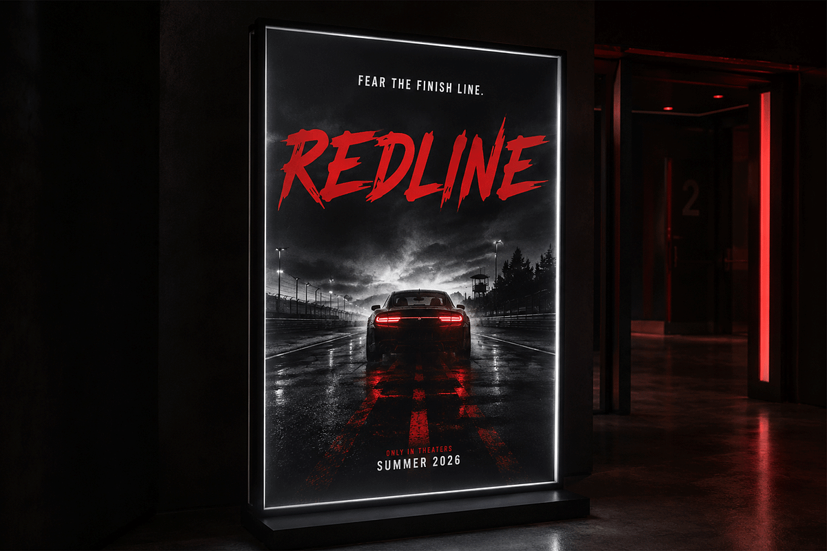 Redline - Brush Display Font, a Blackletter Font by overlaytemplates (Photo 2 of 5)