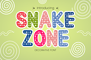 Snake Zone - Animal Font Types, a Font by KiddoGlyphs Studio (Thumbnail 1 of 3)