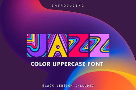 JAZZ - SVG Color Font, a Sans Serif Font by Struvictory.art