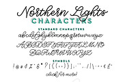 Northern Lights Script, a Script Font by Hewitt Avenue (Thumbnail 2 of 8)
