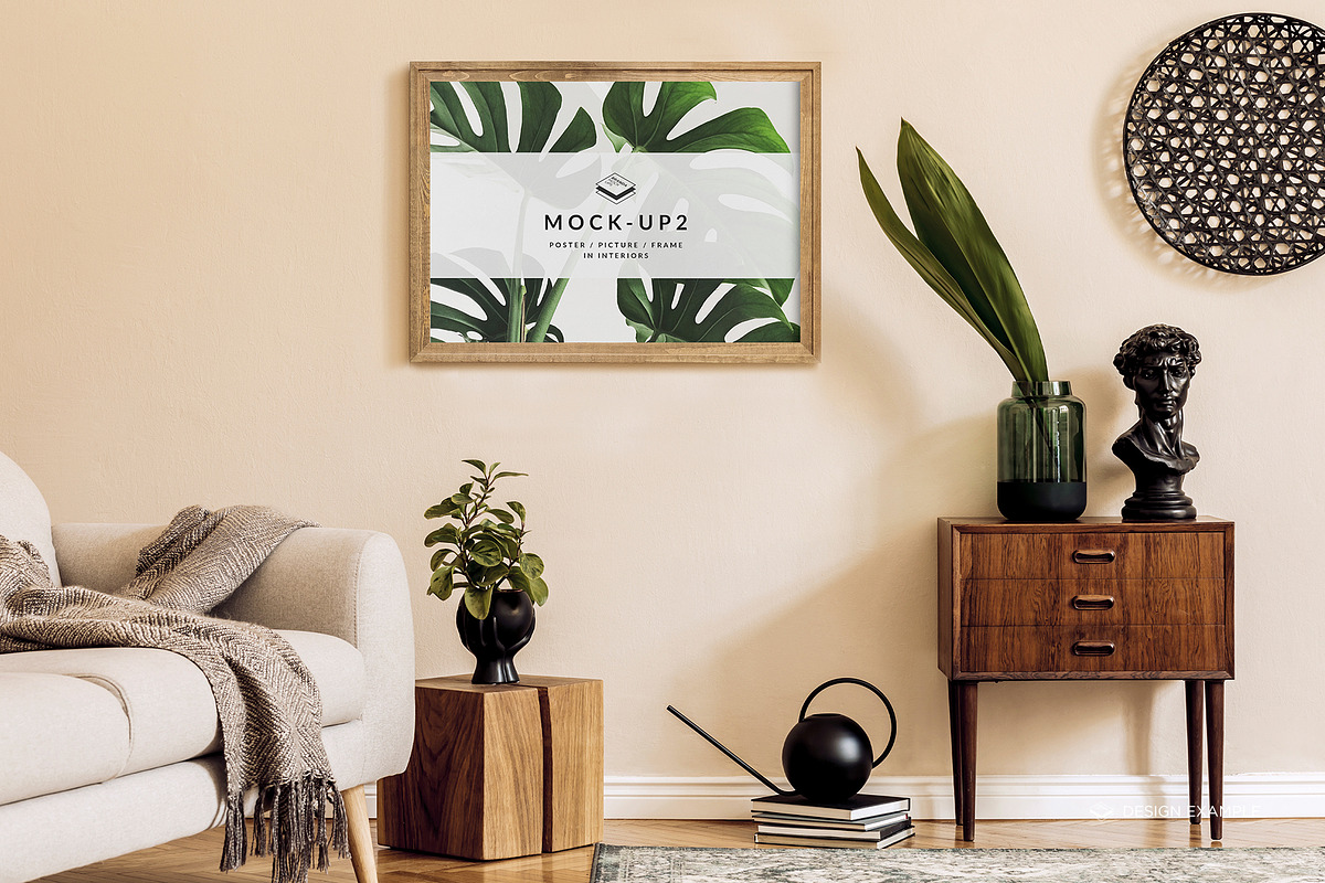 Landscape Frame on Scenes 2 Mock-up, a Print Template by Branda Keeps (Photo 16 of 30)