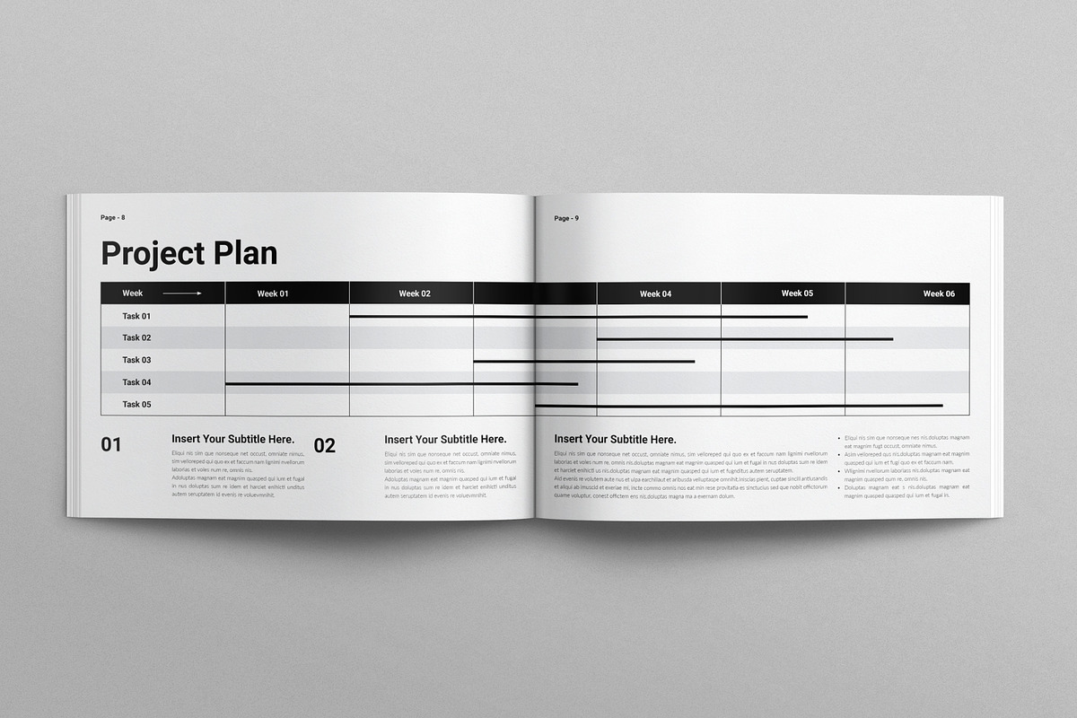 SEO Proposal Template Landscape, a Brochure Template by E-Type (Photo 4 of 7)