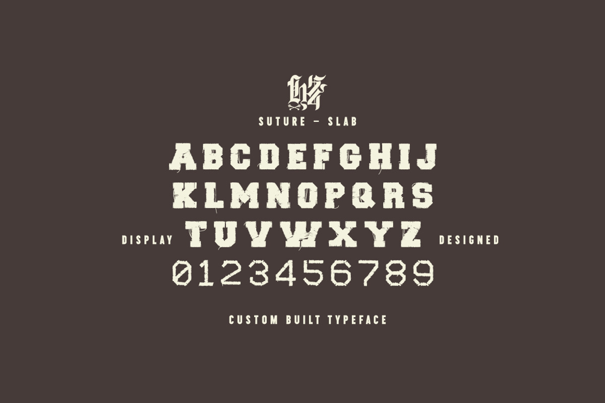 Suture, a Font by Hydro74 (Photo 2 of 5)