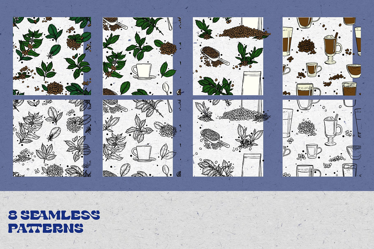 Coffee Illustration Pack, a Food Illustration by Eldorado Design Co. (Photo 9 of 9)