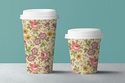 Set Seamless Flowers Roses Chamomile, a Pattern Graphic by Vintage (Thumbnail 9 of 14)