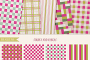 Christmas Checks and Plaids Patterns, a Pattern Graphic by Cozy pattern shop (Thumbnail 7 of 9)