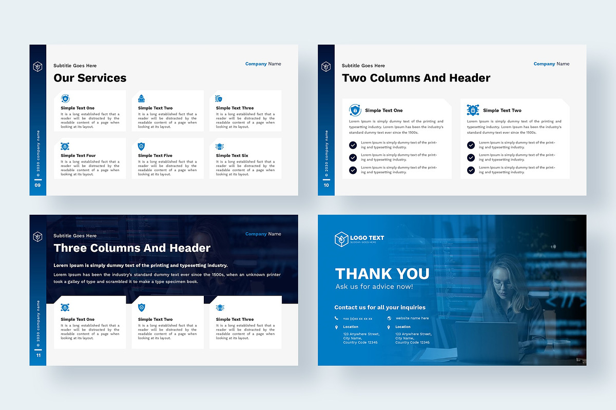 Cyber Security Presentation Template, a Presentation Template by zahidhossainalif (Photo 4 of 4)