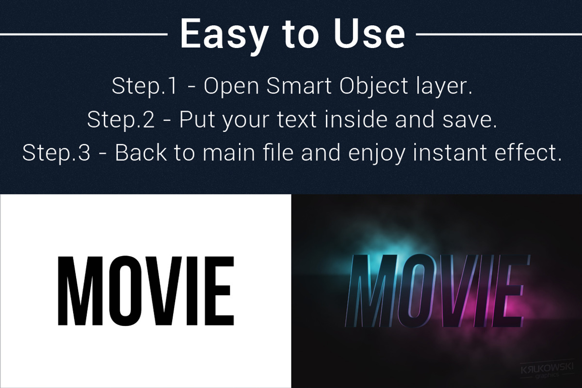 Cinematic Text Effects Mockup preview 5