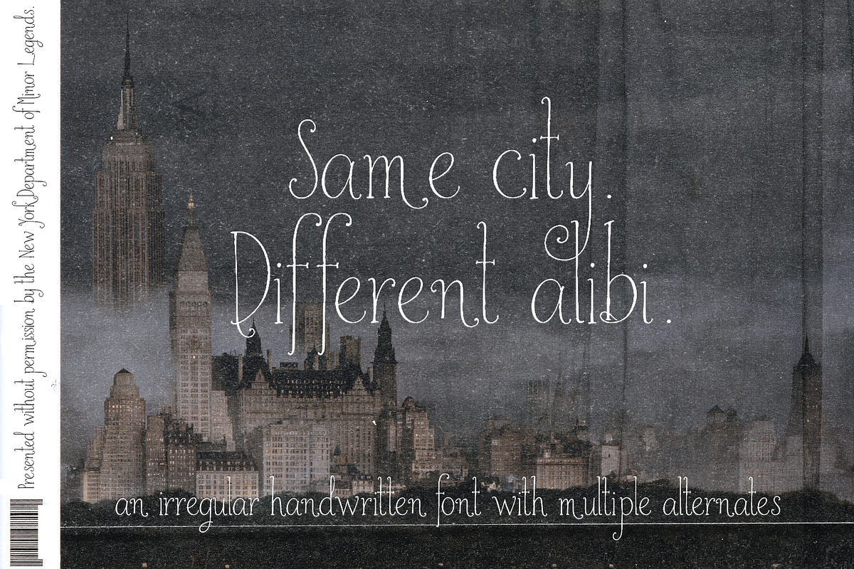 New York Folklore Script Font, a Handwritten Font by Mneme (Photo 5 of 8)