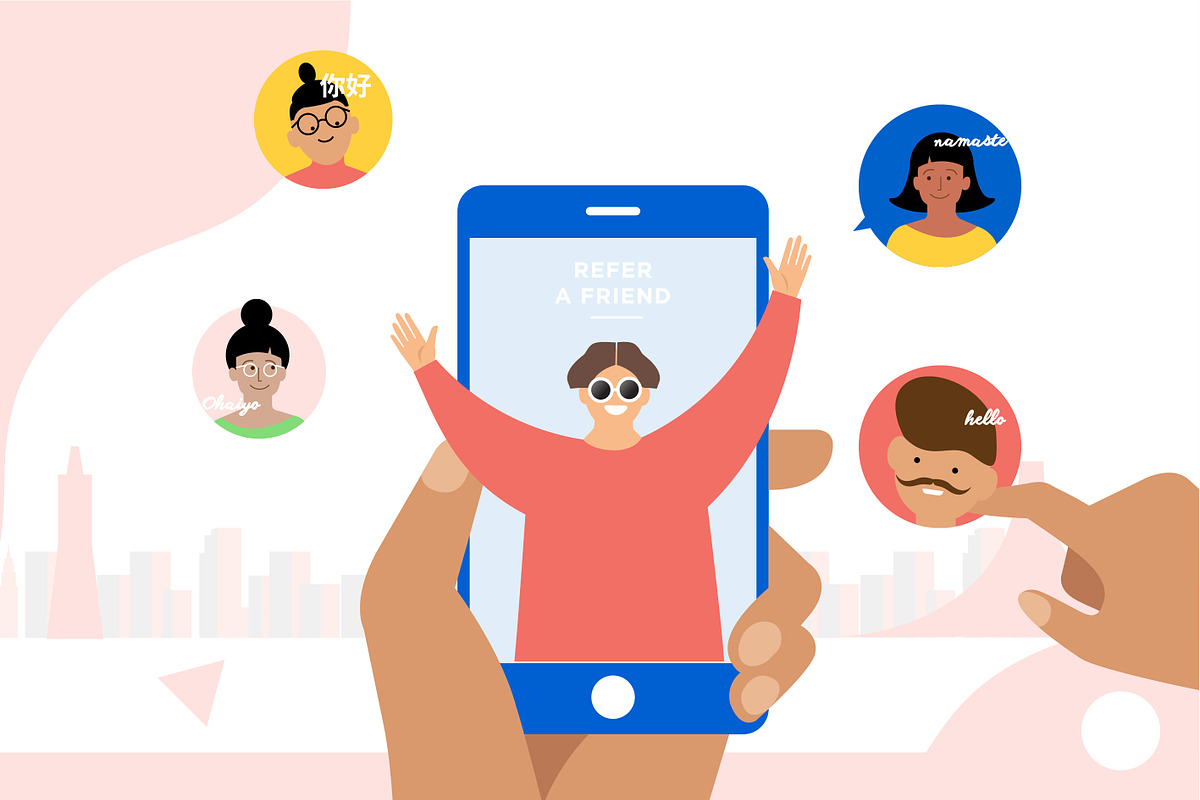 Refer a friend concept, an Email Template by Nanano