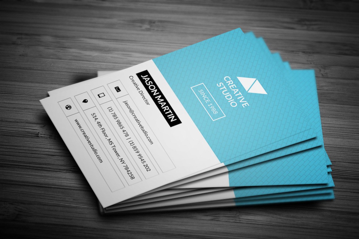 Corporate Business Card, a Business Card Template by bouncy (Photo 4 of 4)