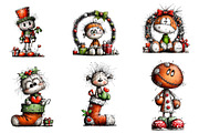 Christmas Voodoo Doll, an Illustration by CreationArt (Thumbnail 2 of 4)