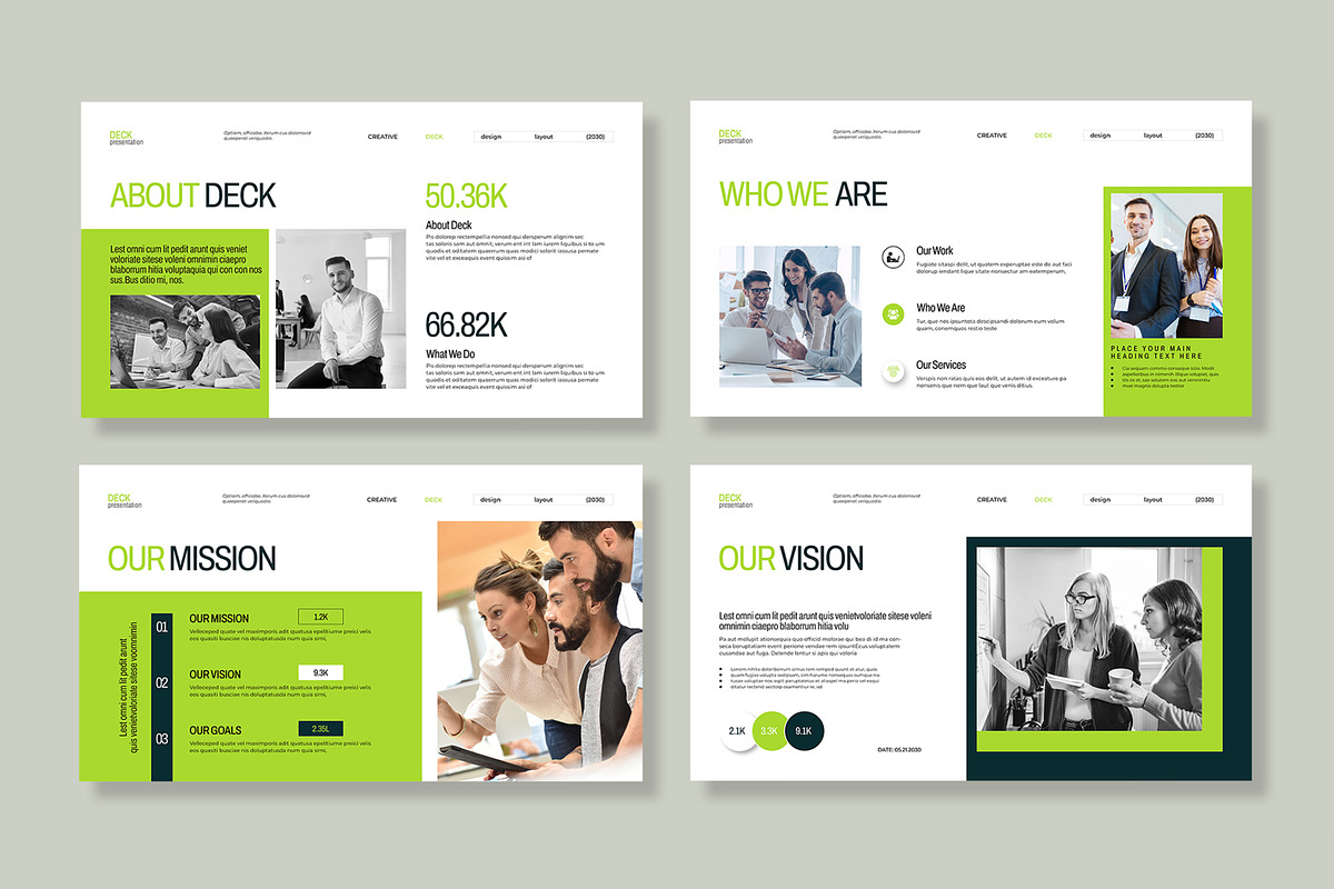 Business Deck Presentation Template preview 3