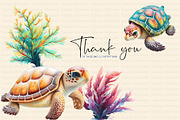 Colorful Watercolor Sea Turtles, an Illustration by Dazzling Art Boutique (Thumbnail 9 of 9)