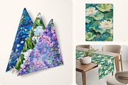 14 Dreamy Garden Patterns, a Pattern Graphic by Ninterints (Thumbnail 6 of 14)