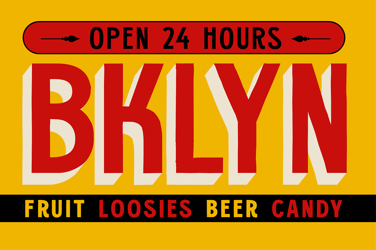 Stockman - Vintage Sans Serif Font, a Sans Serif Font by Surplus Type Co (Photo 8 of 8)