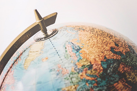 World Globe Styled Stock
