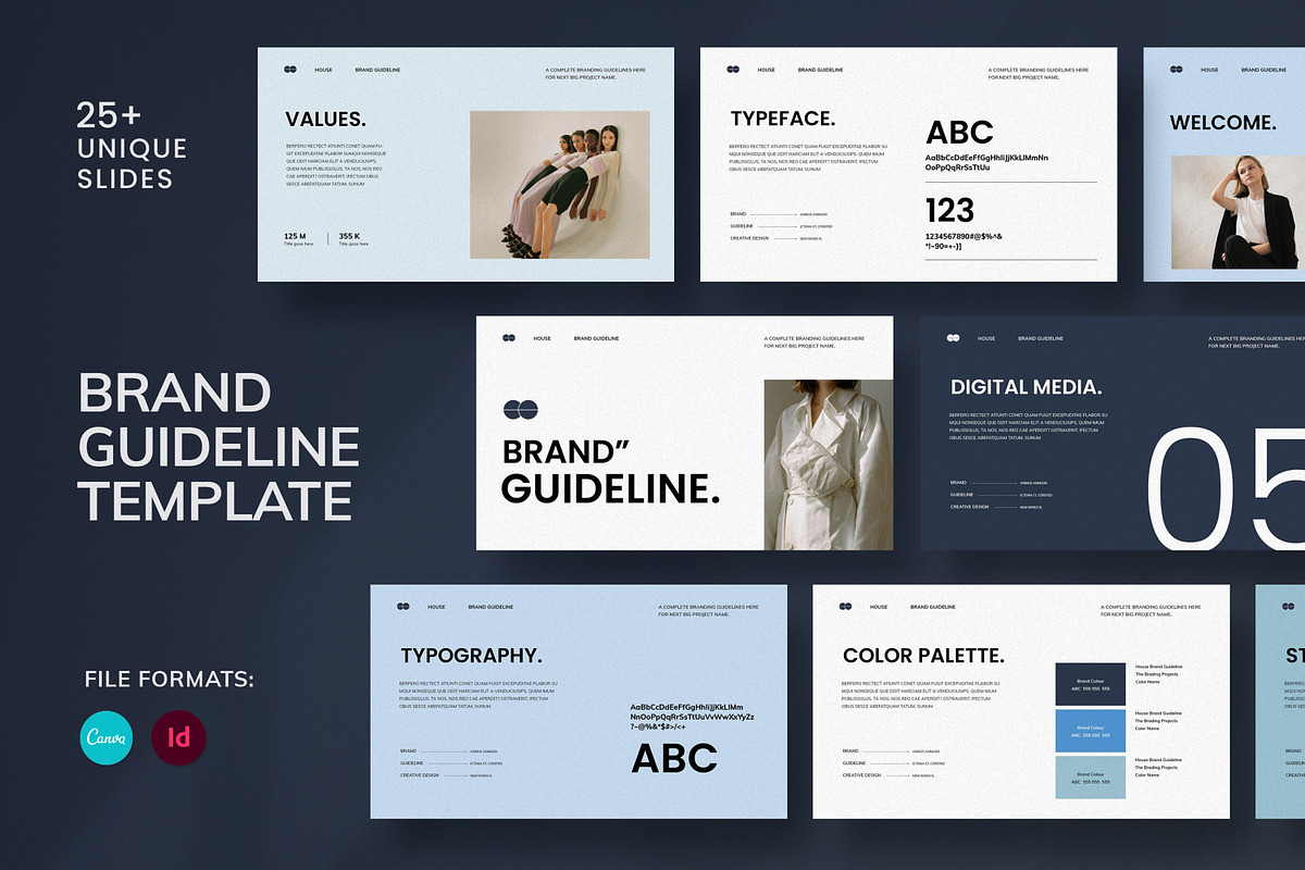 Brand Guideline Template, a Presentation Template by UpSolution (Photo 9 of 9)