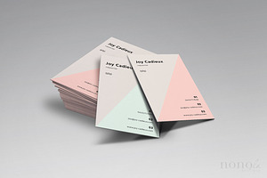 2 Modern Business Cards Joy