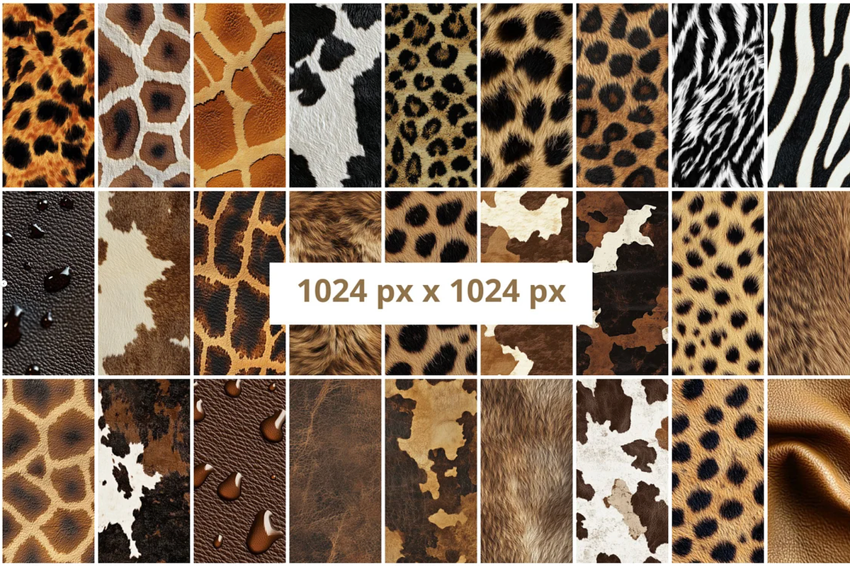 90 Furr Leather Seamless Patterns, a Pattern Graphic by mkStudioLab (Photo 2 of 4)