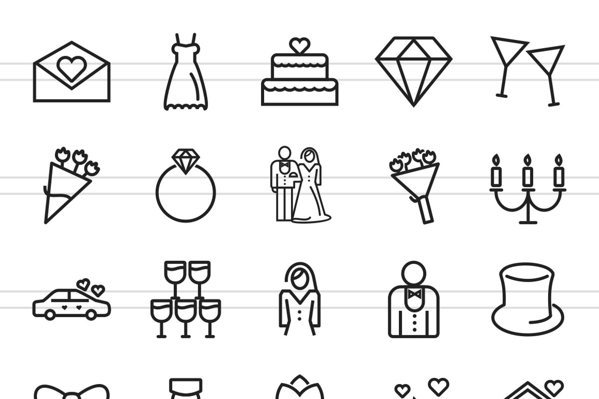 166 Lifestyle Line Icons, a Graphic by IconBunny (Photo 2 of 6)