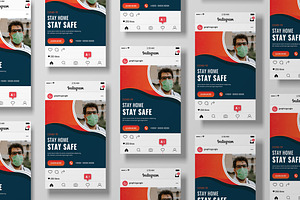 COVID-19 Instagram Template