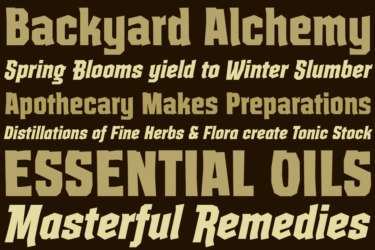 Huerto Family, a Sans Serif Font by Stiggy & Sands (Photo 2 of 6)