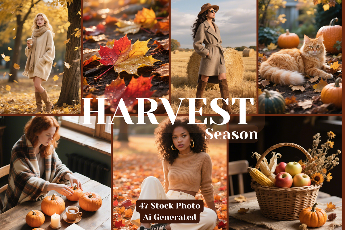 47 Harvest Season Stock Photo Bundle, a Beauty & Fashion Photo by MarkoPresets (Photo 6 of 6)
