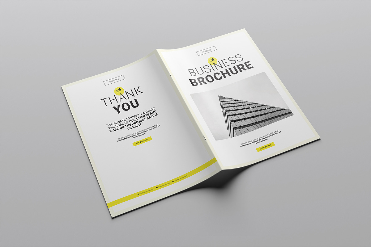 Business Brochure Template, a Brochure Template by WOWPro (Photo 10 of 10)
