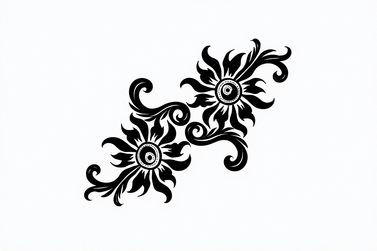 Elegant flower decorative design, an Illustration by Amazin_art (Photo 16 of 21)