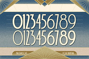Decondol Art Deco Typeface, a Sans Serif Font by alit design (Thumbnail 9 of 17)