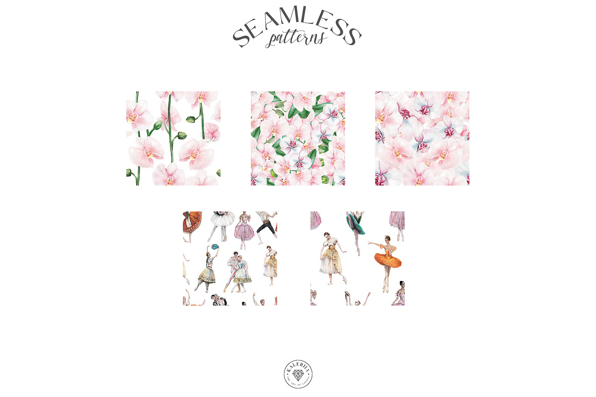 Watercolor Ballet, Dance Clipart Set, a Person Illustration by Kaleriia (Photo 4 of 8)