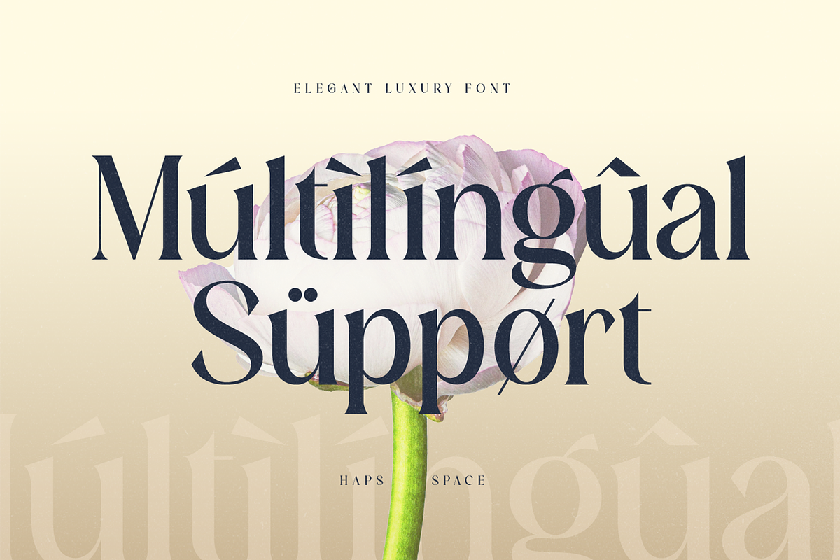 Roses Smyth Elegant Font, a Serif Font by Haps Space (Photo 11 of 15)
