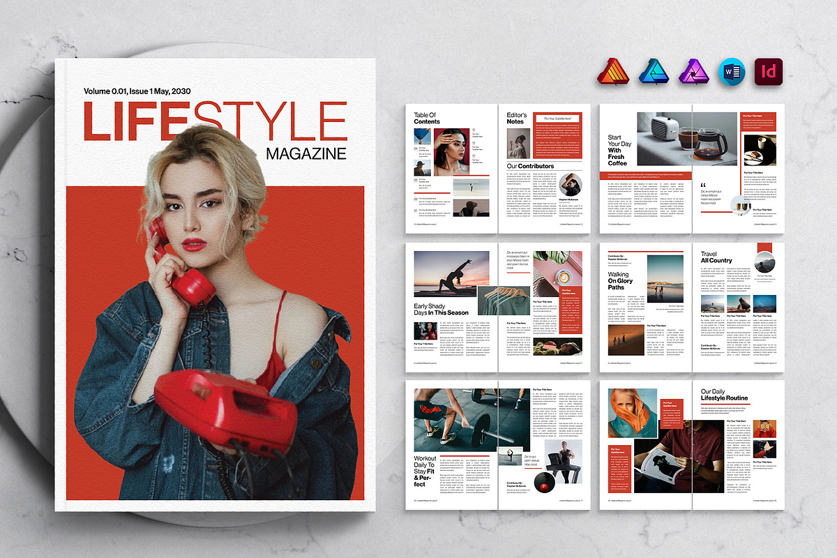 Lifestyle Magazine Template