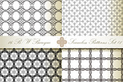 16 B&W Seamless Baroque Florals #1, a Pattern Graphic by Patternalized (Thumbnail 2 of 5)