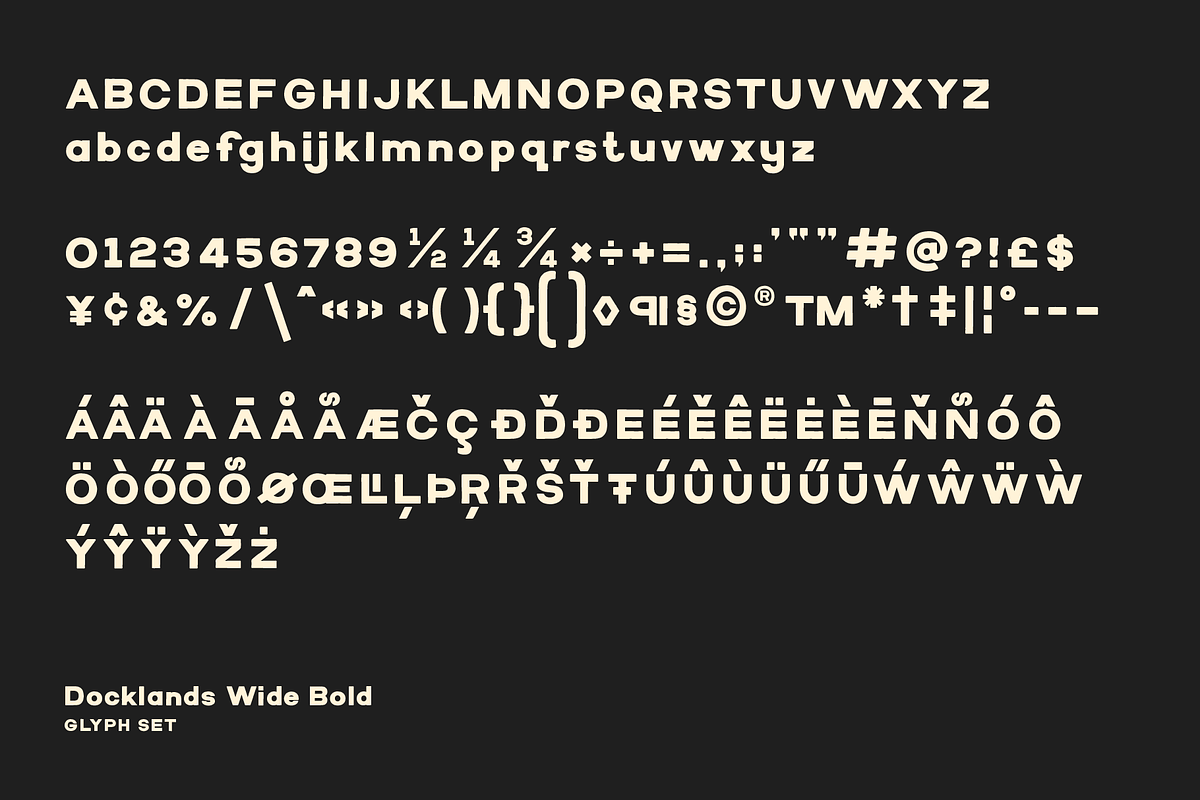 Docklands Font Family, a Sans Serif Font by Hemphill Co (Photo 10 of 12)