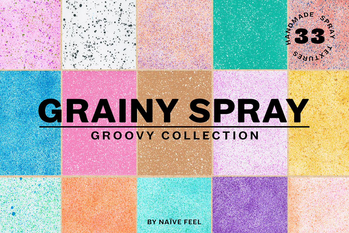 Grainy Spray Textures, a Texture Graphic by Naive Feel (Photo 9 of 9)