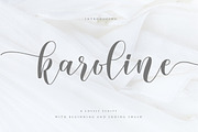 karoline | Lovely Script, a Script Font by Gilar Studio (Thumbnail 1 of 7)