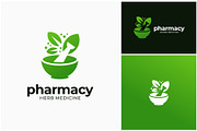 Pharmacy Herb Medicine Logo, a Branding & Logo Template by ika trisiana (Thumbnail 2 of 2)