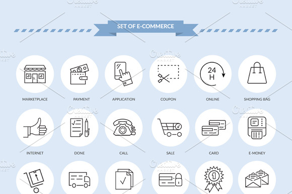 Set Of E Commerce Icons