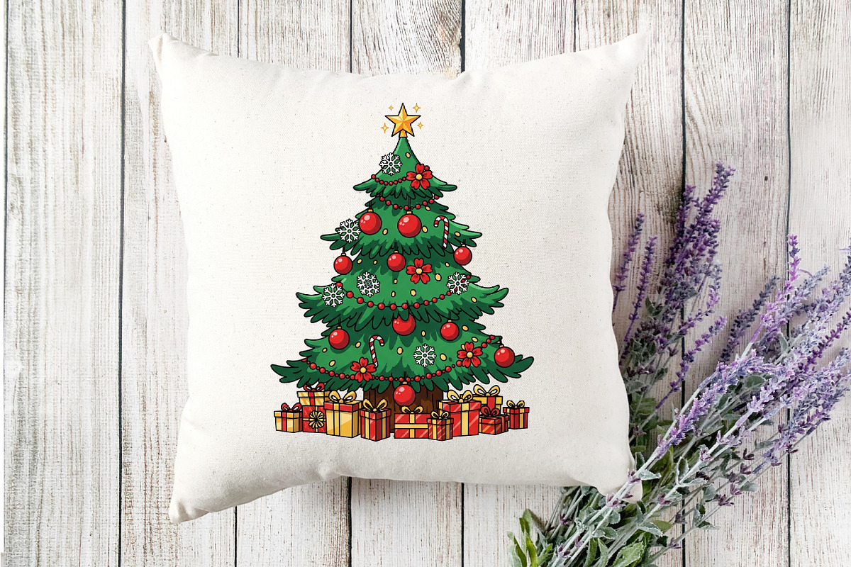 Christmas Tree Clip Art, an Illustration by Designking (Photo 3 of 4)