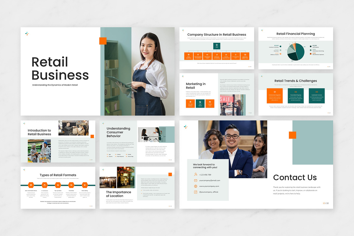 Retail Business Presentation Slides, a Presentation Template by Antstheme (Photo 3 of 3)