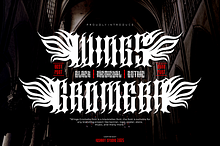 Wings Gromeba - Gothic Font