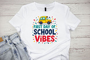 First Day of School Vibes SVG, an Illustration by Awieee1 (Thumbnail 2 of 4)